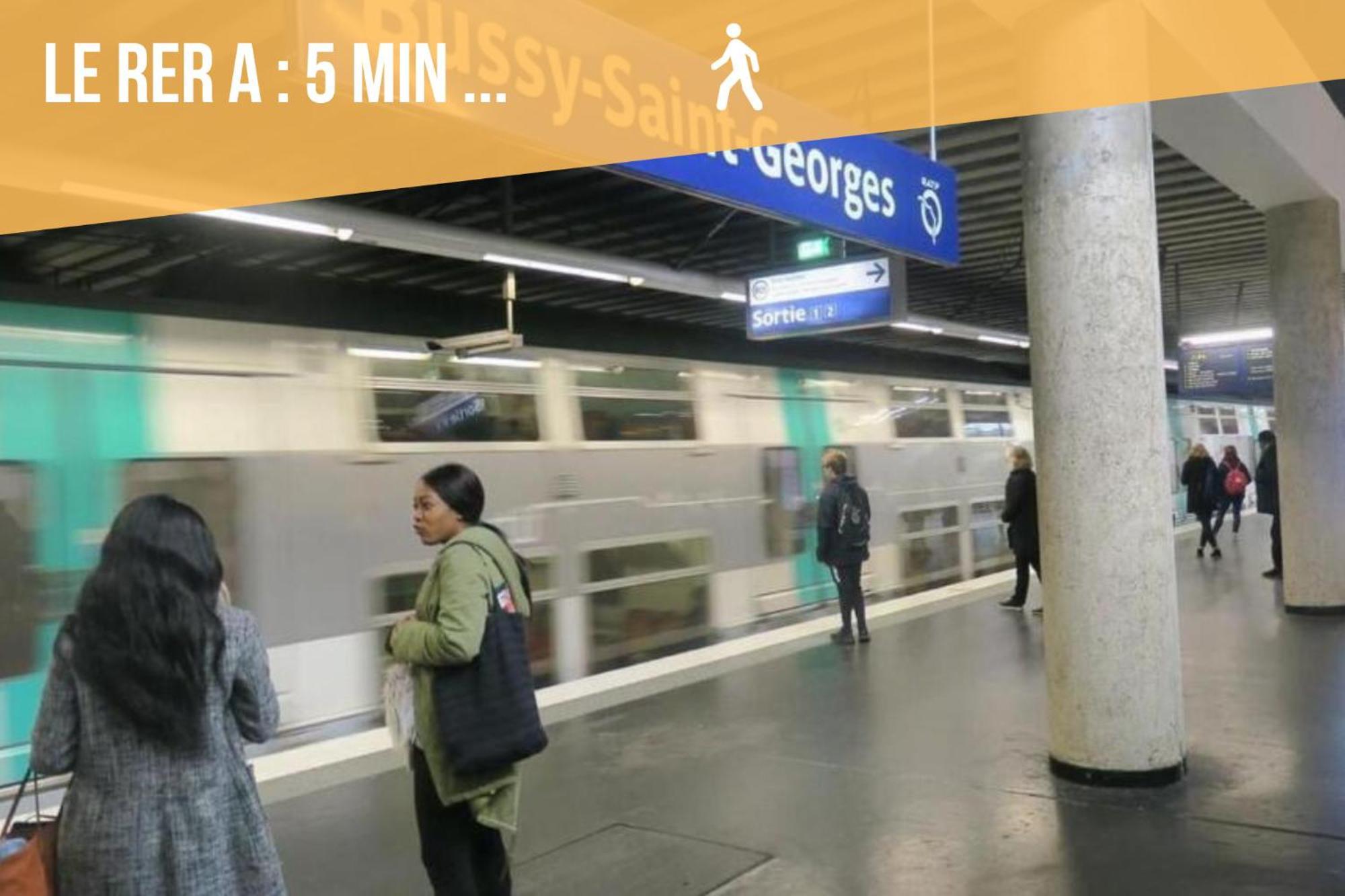 6Personne,10Mn De Disney,30Mn De Paris,Parking Bussy-Saint-Georges Kültér fotó